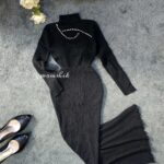 بلوز کبریتی نگین پایه دار کد 1141