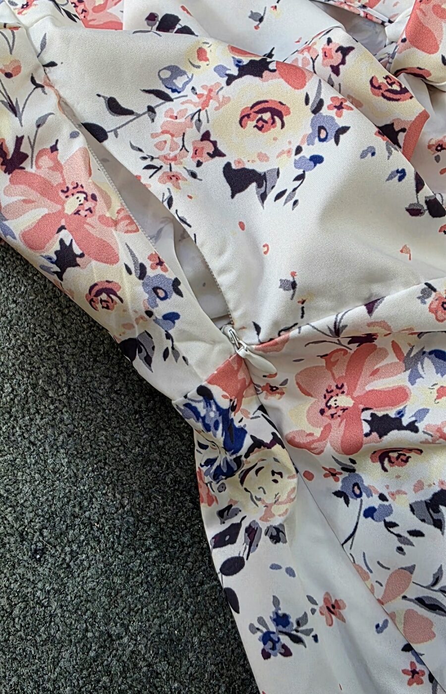 پیراهن گل دار جلو گره کد 1151