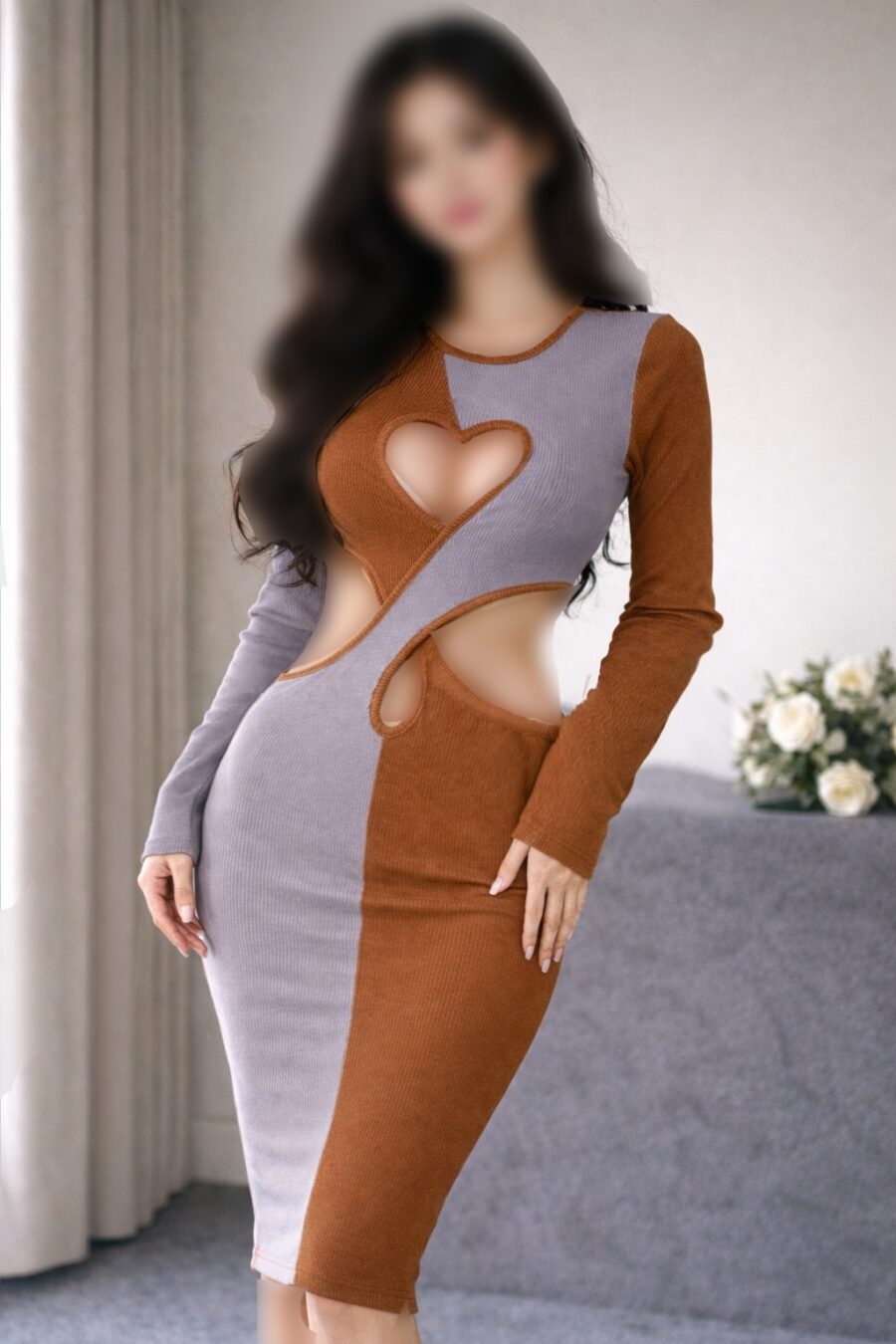 پیراهن قلبی MISSGUIDED کد 1150