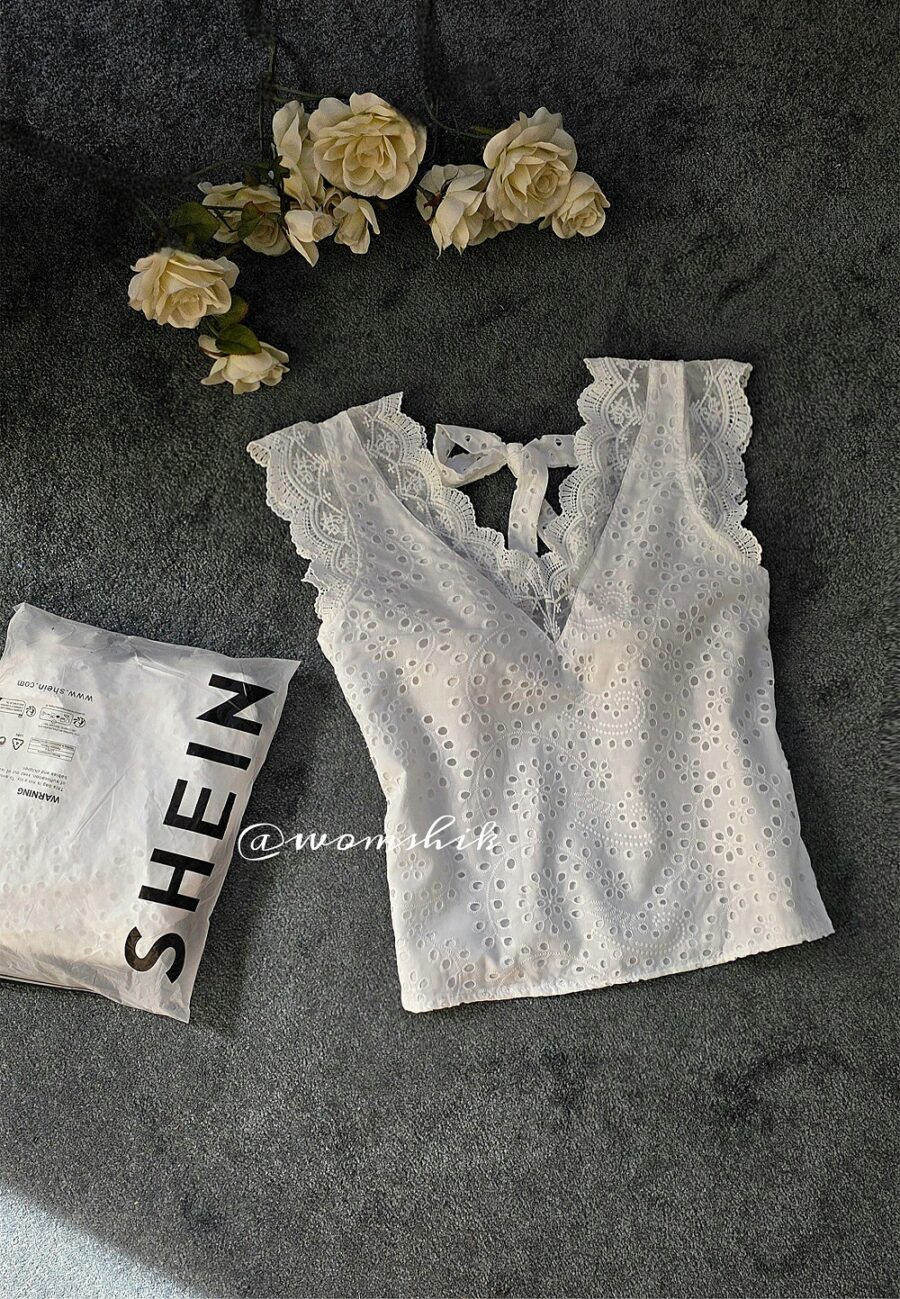 تاپ پاپیونی خامه دوزی کد 1156