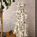 پیراهن سفید خطی کد 1161