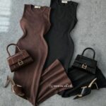 پیراهن حلقه ای کبریتی کد 1180