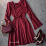 پیراهن عروسکی پشت بندی کد 1181