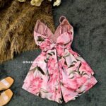 جامپسوییت گل صورتی کد 1163