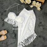 ست ساحلی ریشه دار SHEIN کد 1185