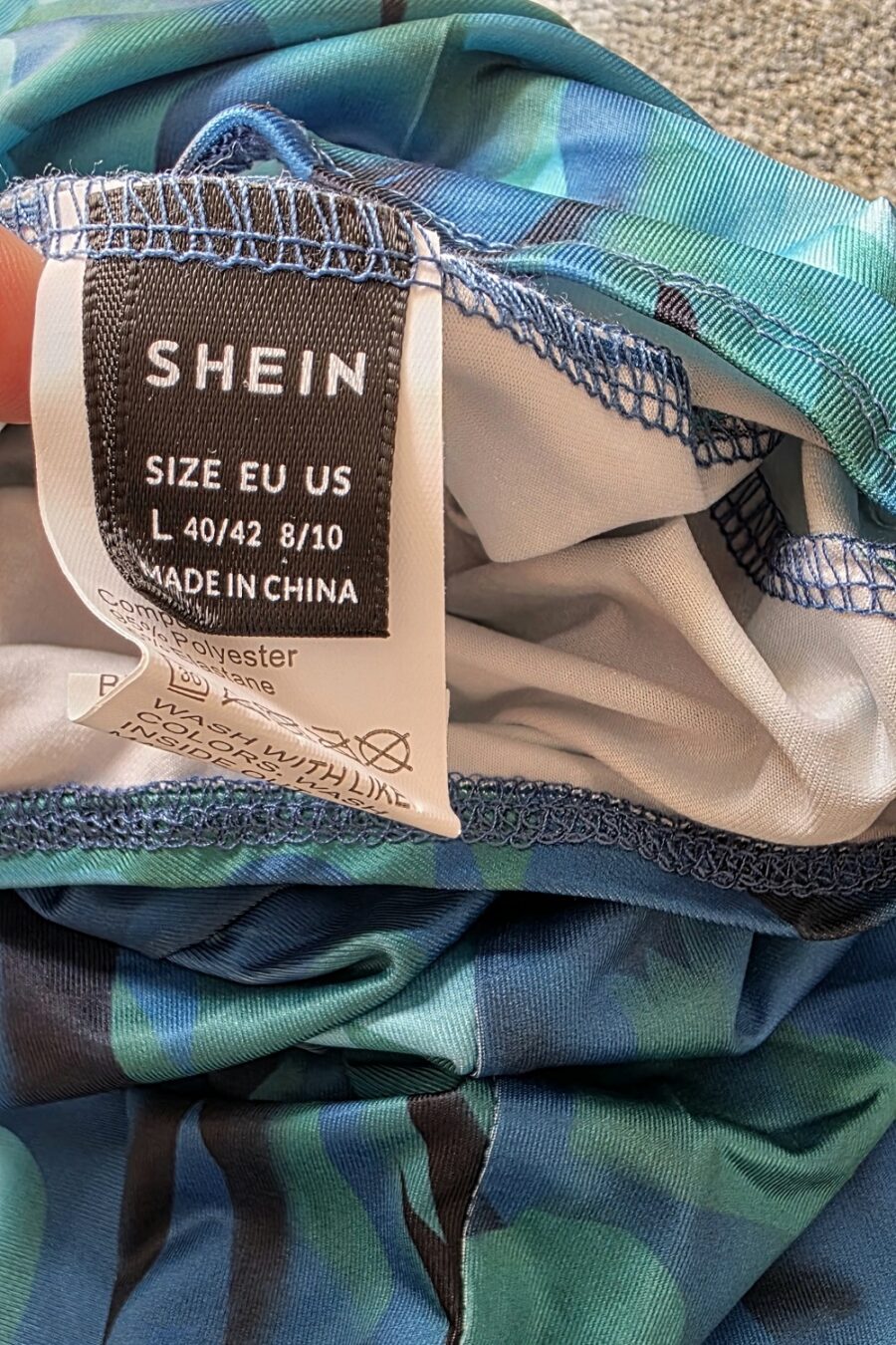 ست کراپ و دامن ساحلی SHEIN کد 1297